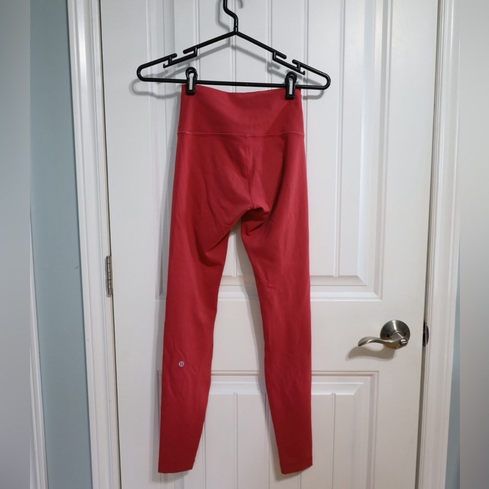 Lululemon Wunder Train High-Rise Tight 28" Brier Rose Womens Size 4 - Picture 7 of 8